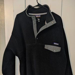 Men's Synchilla Snap-T Fleece Pullover - Large - Black